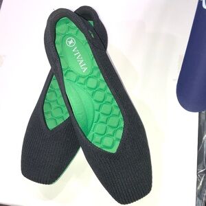 Vivaia Light Weight Square toe Flats size 36